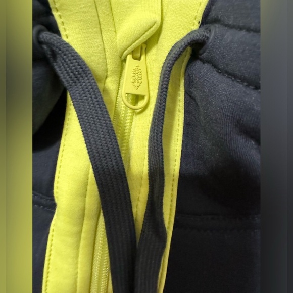 Free People Movement “Right On Track” Zip Up Jacket - Small - Navy Blue Combo - Picture 11 of 12